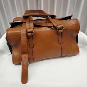 Zara basic Leather Crossbody Bag